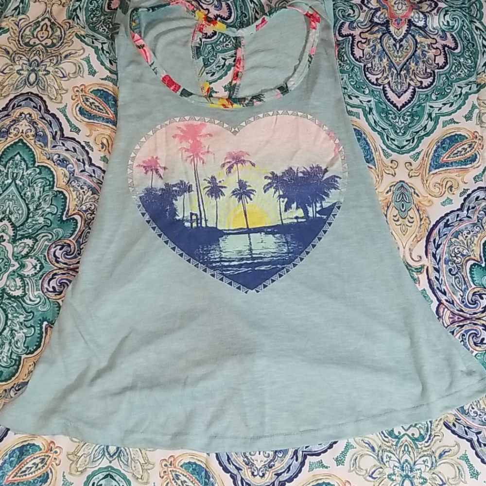 Island Heart Tank Top